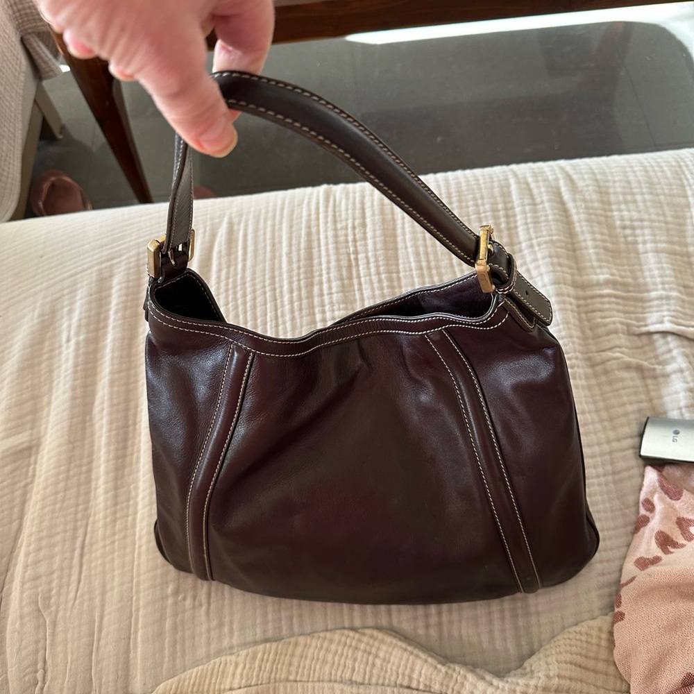 Gucci Dark Brown Leather Bag - Picture 5 of 5